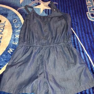 A light blue shirt with shorts